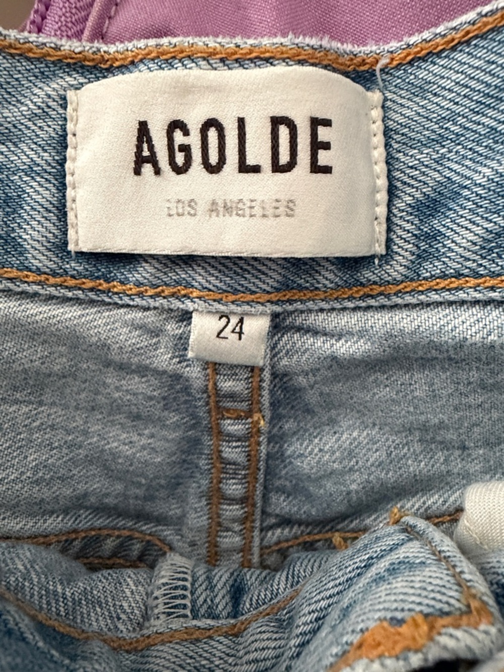 🧡| AGOLDE Riley High Rise Straight Crop Jeans - Picture 7 of 7